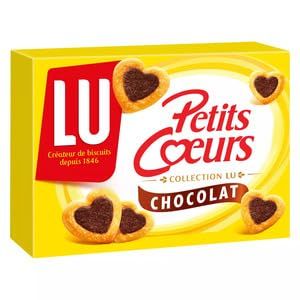 LU Petits Coeurs Biscuits Chocolat 125g LU Petits Coeurs Chocolate Biscuits 125g