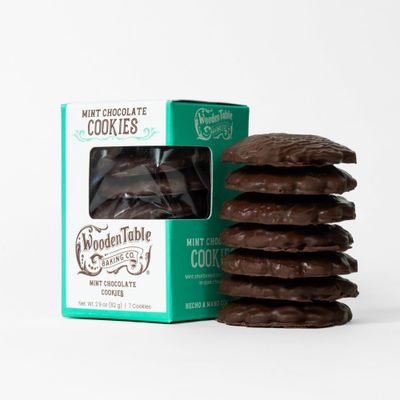Mint Chocolate Tea Cookies Wooden Baking Co