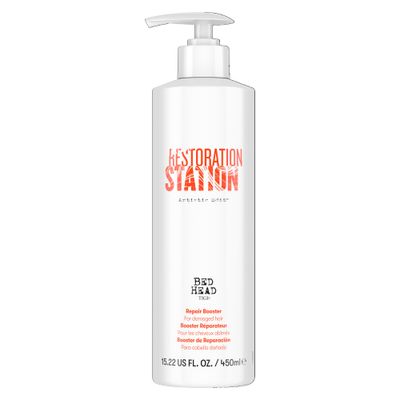 TIGI Bed Head Artistic Edit Restoration Station Repair Booster For Damaged Hair Restoration Station With Keratin and Fiber Actives, 15.22 fl oz, Case of 6