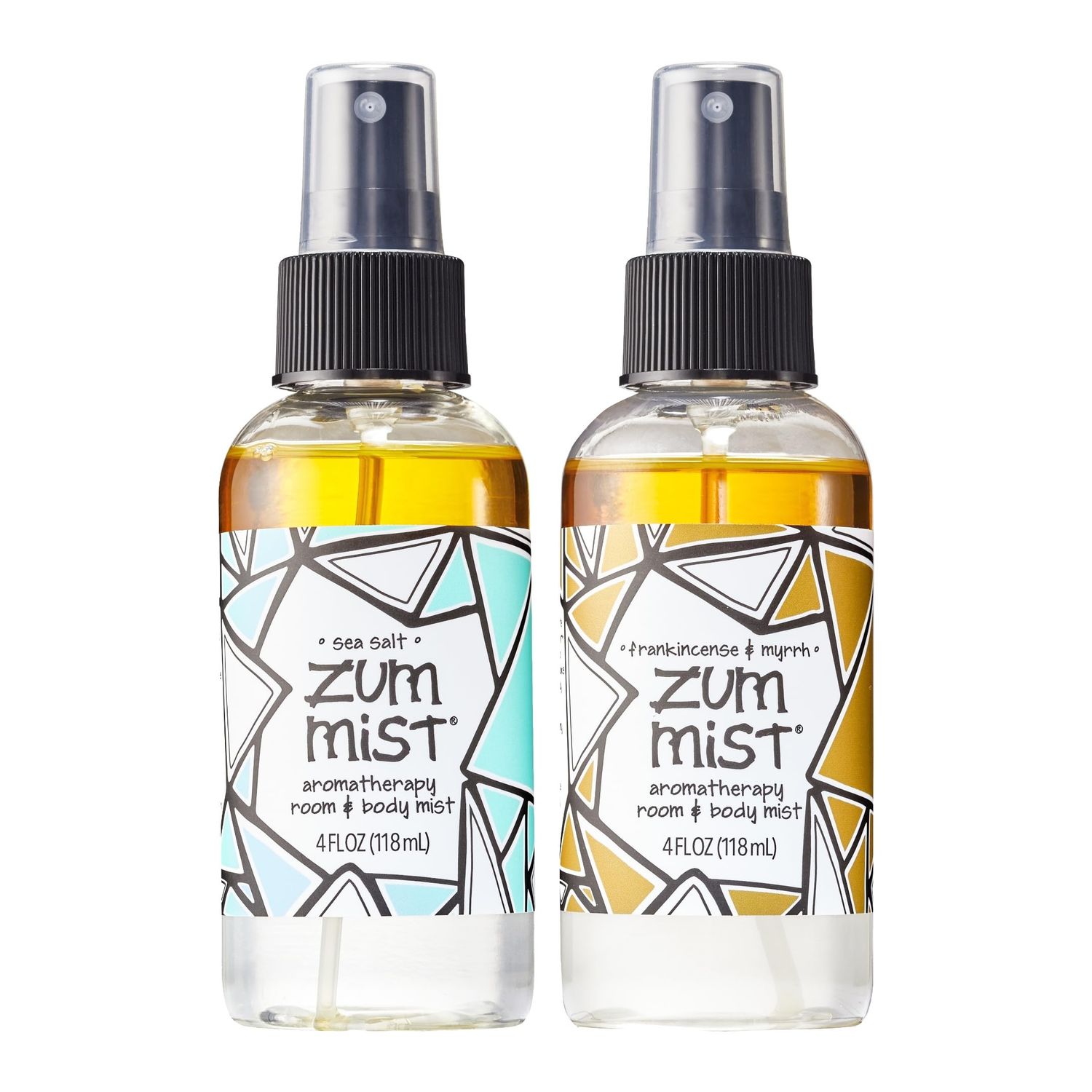 Indigo Wild Zum Mist Frankincense &amp; Myrrh and Sea Salt Mist Body Spray 4 fl. oz. each, 2 Pack