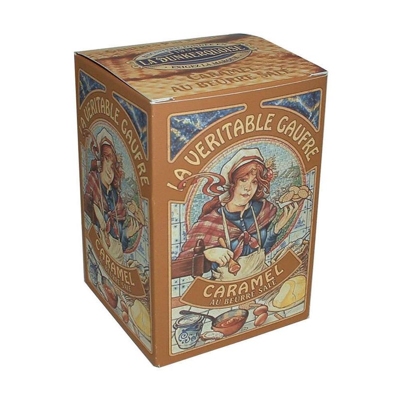 La Dunkerquoise French Waffle Cookies - Caramel