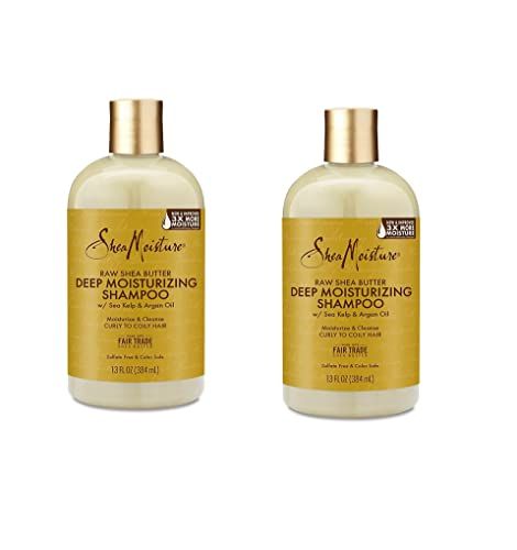 Shea Moisture Raw Shea Shampoo 13 Ounce 384ml 2 Pack