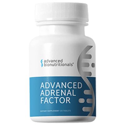 ADVANCED BIONUTRITIONALS - Advanced Adrenal Factor, Adrenal Gland Support for Cortisol, Energy, Adrenal Gland Function, Adrenal Cortex Extract, Non GMO, Gluten Free, Dairy Free, Vegan 120 Tablets