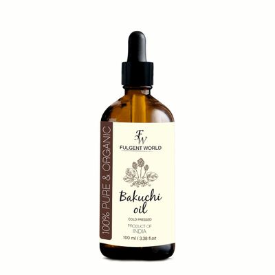 Bakuchi Oil for Skin Care Organic Cold-Pressed 100ml 3.38fl.oz