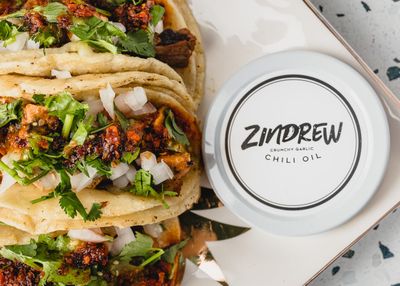 ZINDREW CHILI Crunchy Garlic Chili Oil OG BATCH. Premium Spicy, Savory, Umami Gourmet All-Purpose Hot Chili Crisp Sauce OG BATCH- very mild heat and X BATCH- very spicy 8.12oz