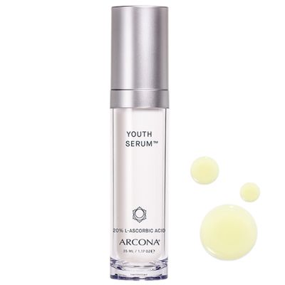 ARCONA Youth Serum - 20 Vitamin C, Bioflavonoids from Wine Extract Brightens, Tones Firms Skin. Made In The USA