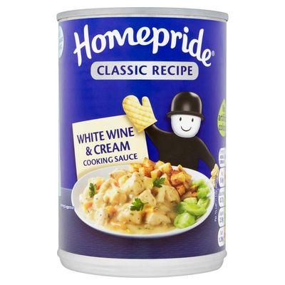 Homepride White Wine &amp; Cream Cooking Sauce 400g