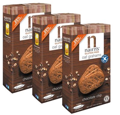 Nairn's Gluten Free Chocolate Chip Oat Grahams, 3 Packs5.64 oz