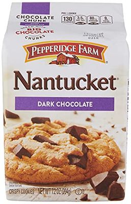 Pepperidge Farm, Chocolate Chunk Crispy Cookies, Nantucket Dark Chocolate, 7.2 Ounce