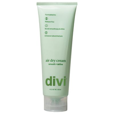Divi Air Dry Styling Cream for Natural Hair Texture, Smooths Frizz &amp; Defines Curls