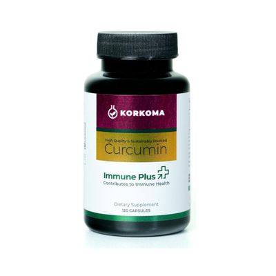 Immune Plus - High-Absorption Turmeric Extract Supplement, Supports Immune Health &amp; Overall Wellness, 120 Capsules