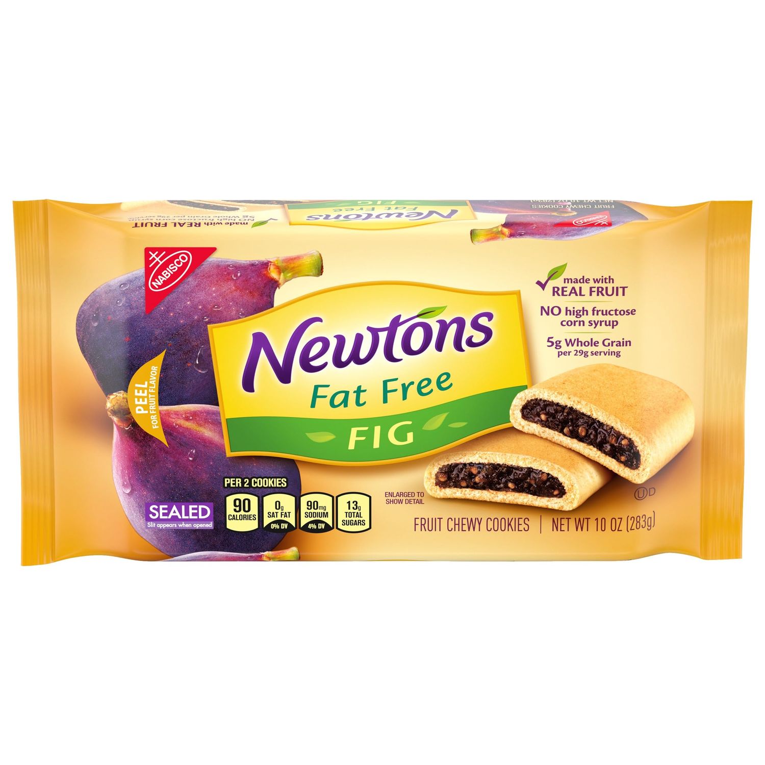 Newtons Fat Free Soft &amp; Fruit Chewy Fig Cookies, Fig Bars, 10 oz