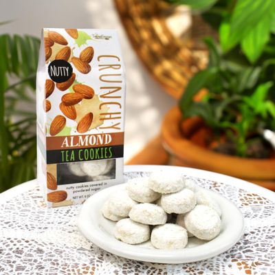 Too Good Gourmet 6 Pack of Almond Tea Cookies Soft Baked to Perfection Powder Sugar Topping Great Gift