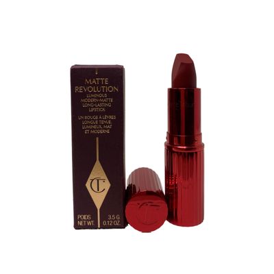 CHARLOTTE TILBURY Matte Revolution Luminous Modern-Matte Long-Lasting Lipstick - Fame Flame hot-chili red - 0.12 oz 3.5 g