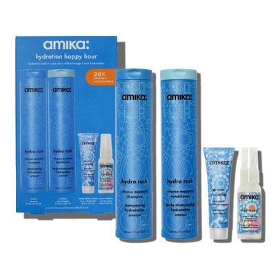 amika hydration happy hour wash care set