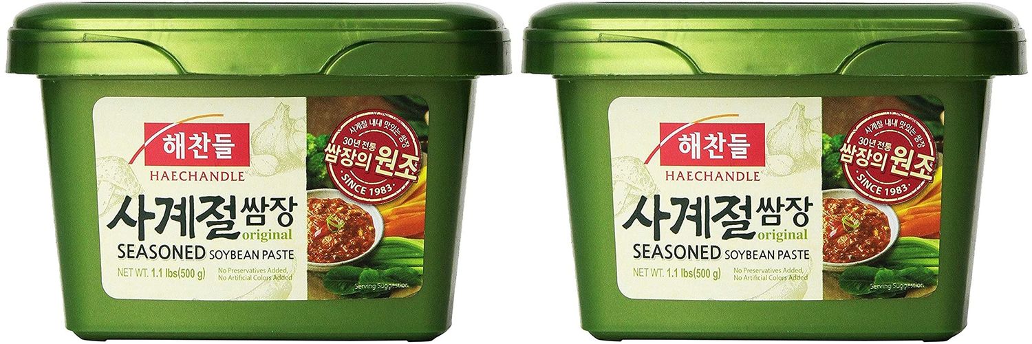 CJ Haechandle Soybean Paste ????? Seasoned Soybean Paste ??, 2 Pack