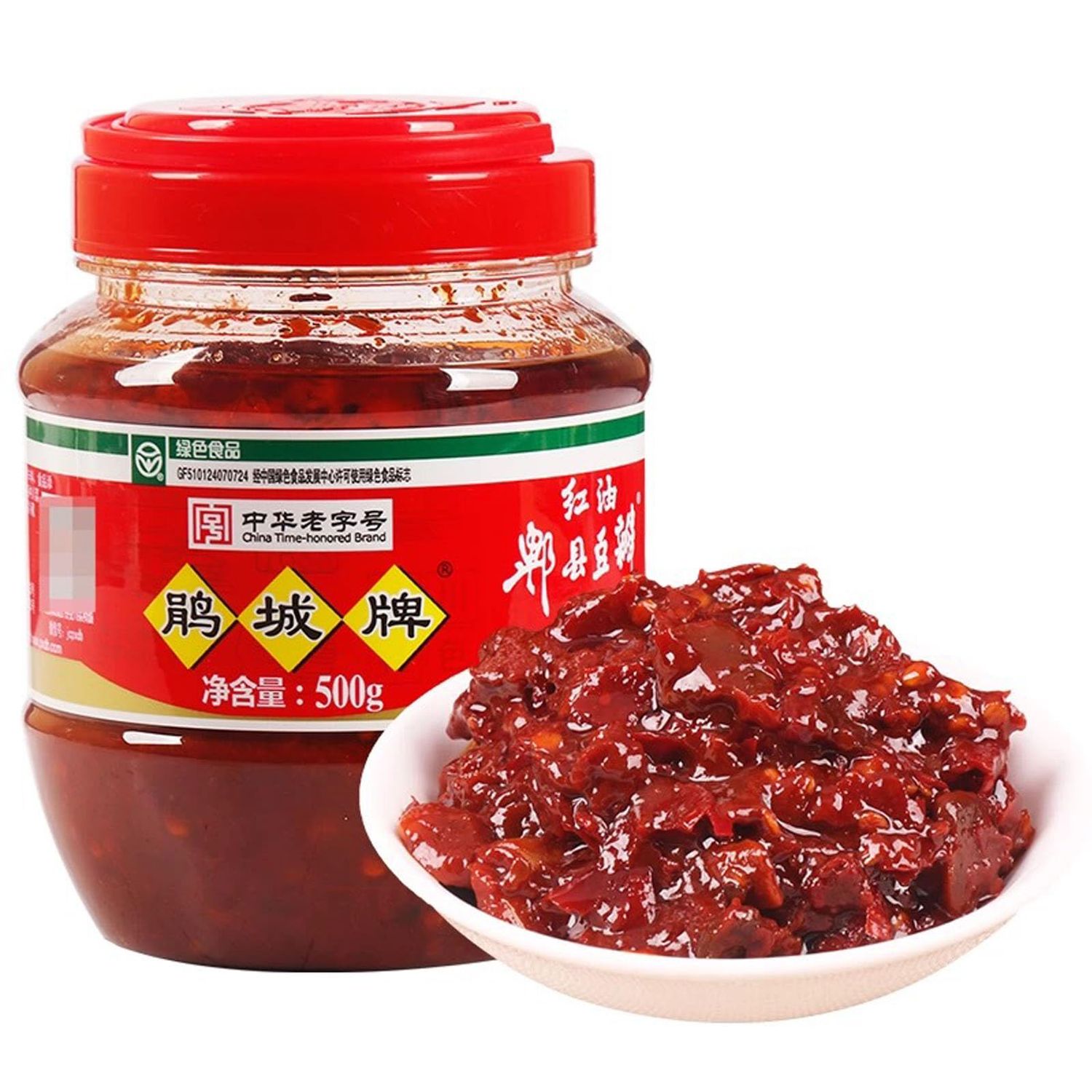 QIXINLIZYY cooking seasoning?Sichuan Pixian Hong You Doubanjiang, Dou Ban Jiang with red chili oil, chili fava bean sauce Sichuan bean sauce 17.6 ounces500 grams 1 pack, 1 ounce