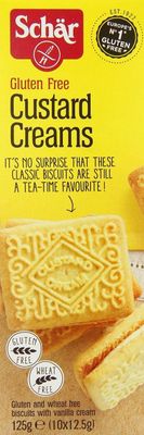 Schar Gluten Free Custard Creams 125g Pack of 3