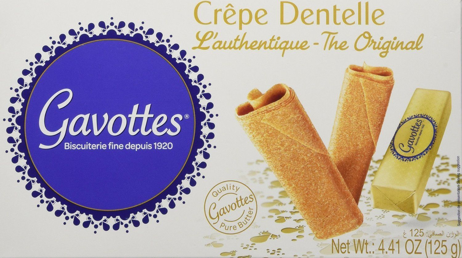 Gavottes Crepe Dentelle Cookies - 125 gr box 2 PACK