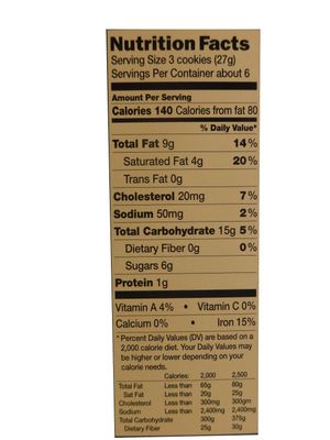 Punalu'u Bake Shop's Original Macadamia Nut Shortbread Cookies, All Natural, 100 Butter, Freshly Baked in Hawaii, 6 Ounce Package