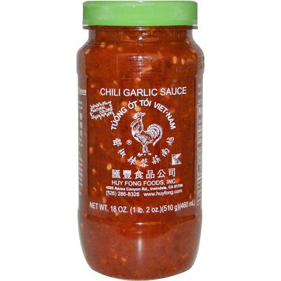 Huy Fong Foods Inc., Chili Garlic Sauce, 18 oz 510 gPack of 1