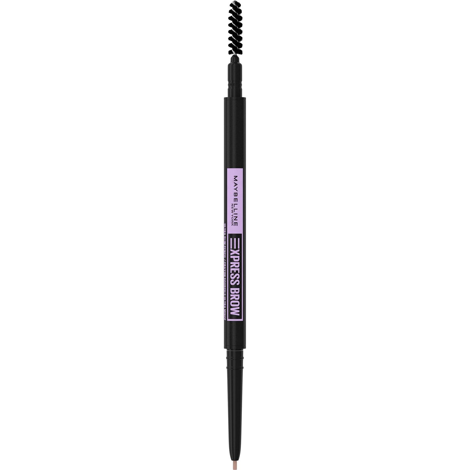 Maybelline Express Brow Ultra Slim Eyebrow Makeup, Brow Pencil with Precision Tip and Spoolie for Defined Eyebrows, Taupe, 1 Count