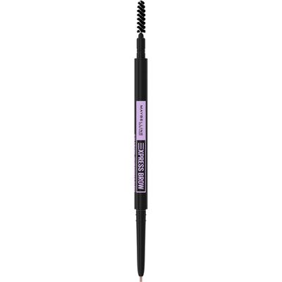 Maybelline Express Brow Ultra Slim Eyebrow Makeup, Brow Pencil with Precision Tip and Spoolie for Defined Eyebrows, Taupe, 1 Count