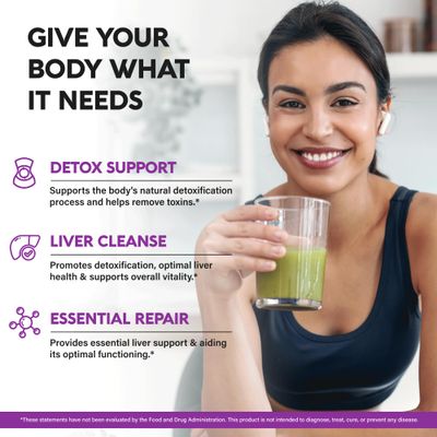 Liver Cleanse Detox &amp; Repair - Milk Thistle Dandelion Artichoke TUDCA Glutathione &amp; NAC - Effective Liver Health Supplement 80 Silymarin - Laboratory Tested, Vegan - Made in USA 60 Capsules