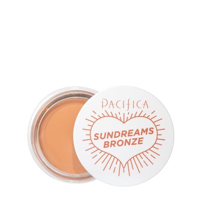 Pacifica Bronzer - Sun Dreams Matte Bronzing Cream Highlighter, Hydrating &amp; Buildable Contour with Floral Extracts, Talc-Free, Vegan &amp; Cruelty-Free, 1 oz Shade Sandy Kiss