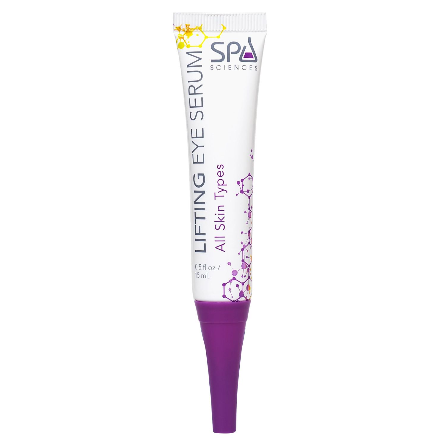 Spa Sciences - Lifting Eye Serum - Made in the USA - With Niacinamide, Allantoin, Squalane, Caffeine - Lift, Brighten, Tighten - Vegan - For All Skin Types - 0.5oz