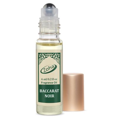 Zoha Baccarat Noir - Baccarat Perfume for Men, Alcohol Free Perfume Oil Roll On and Fragrance Mist