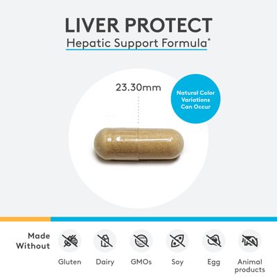 XYMOGEN Liver Protect - Supports Liver Health Glutathione Production - Milk Thistle Extract, ALA Alpha-Lipoic Acid, N-Acetyl-L-Cysteine, Selenium L-Selenomethionine 120 Capsules
