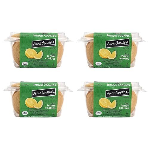 Aunt Gussie&#39;s - Spelt Sugar Free Lemon Cookies - 4 Pack