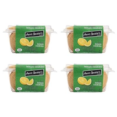Aunt Gussie&#39;s - Spelt Sugar Free Lemon Cookies - 4 Pack