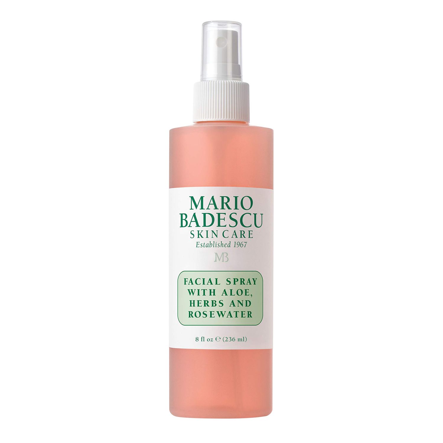 Mario Badescu Facial Spray with Aloe, Herbs and Rose Water for All Skin Types, Face Mist that Hydrates, Rejuvenates &amp; Clarifies, 8 FL OZ