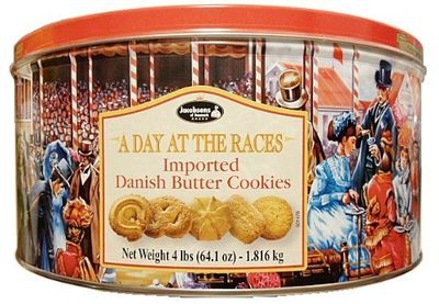 Jacobsens Imported Danish Butter Cookies 4lbs - A Day at the Races