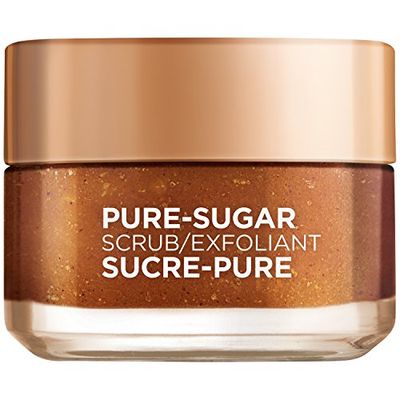 LOreal Paris Skin Care Pure Sugar Face Scrub with Grapeseed for Dull Skin to Smooth and Glow, 1.7 fl. oz.