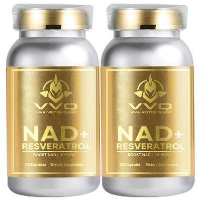 VVQ-240 Capsules NAD Supplement 1000 mg - True NAD &amp; Resveratrol,NMN Alternative for Anti-Aging