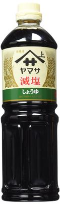Yamasa Low Sodium Soy Sauce, Reduced Salt Japanese Shoyu 34 Fluid Ounce Preservative Free