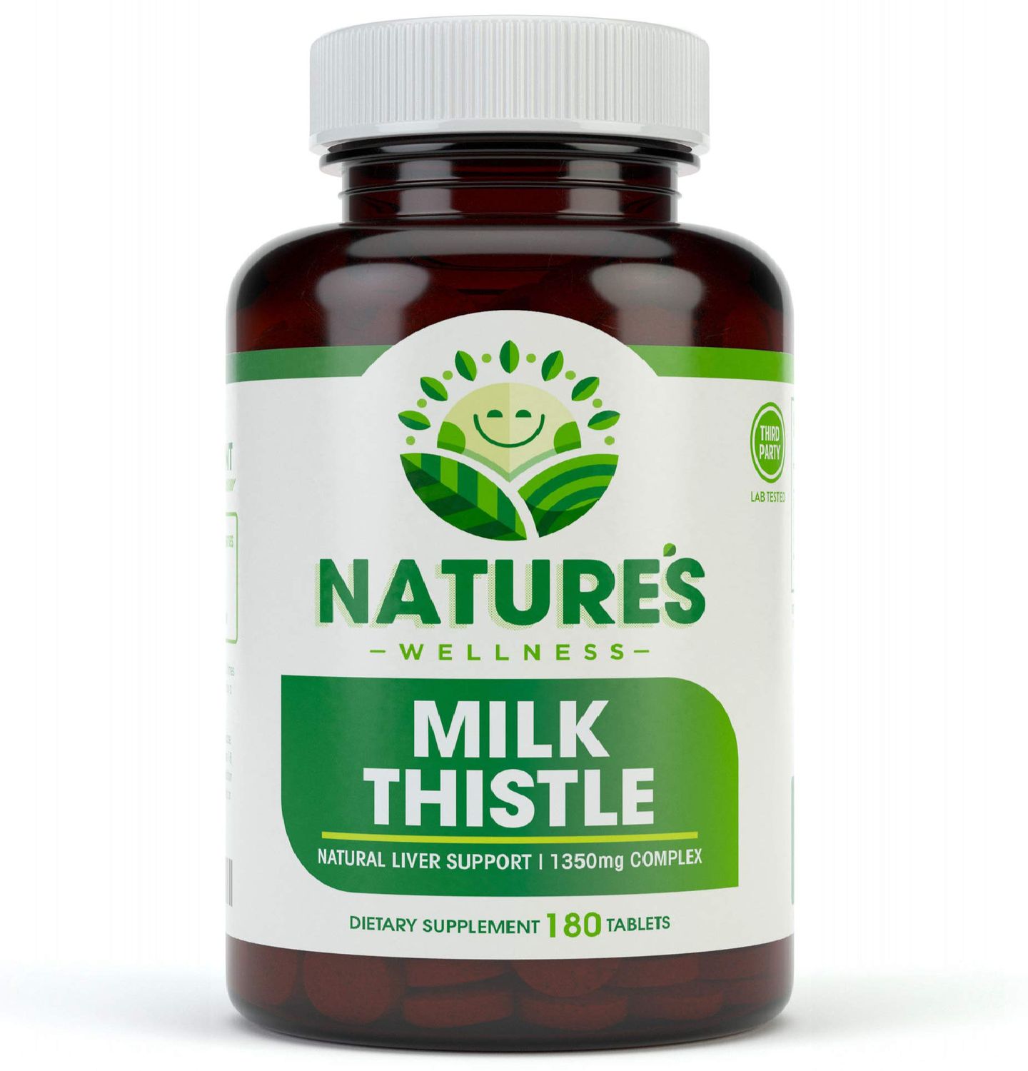 Milk Thistle - 180 Count - Standardized Silymarin Extract for Maximum Liver Support - Detox, Cleanse &amp; Maintain Your Liver - 1350 mg Extract &amp; Seed Complex - Natural Herbal Supplement - 60 Servings