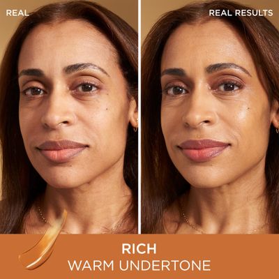 IT Cosmetics CC Nude Glow Rich - Lightweight Foundation & Brightening Glow Serum with SPF 40, Medium Coverage, With Niacinamide & Hyaluronic Acid, For All Skin Types, 1.08 fl oz