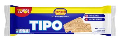 Pozuelo Tipo Cookies Less Calories &amp; Sodium Classic Snack 9.65 Oz Pack of 3