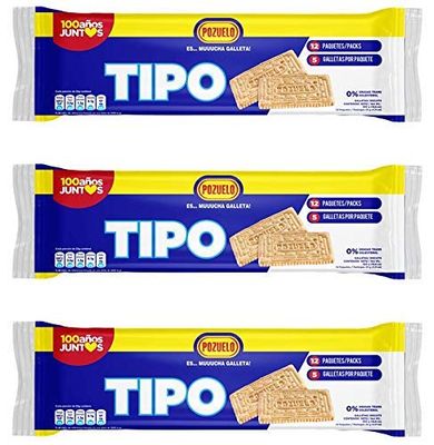 Pozuelo Tipo Cookies Less Calories &amp; Sodium Classic Snack 9.65 Oz Pack of 3