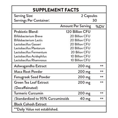 Nahid Liver Support Supplement, 120 Billion CFUs Probiotics, for Men and Women, Liver Detox and Renewal, Optimal Wellness, Gluten-Free, Dairy-Free, Vegan, Non-GMO, 60 Capsules