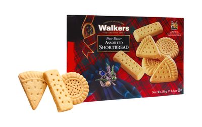 Walker's Shortbread Assorted Shortbread Cookies, Pure Butter Shortbread Cookies, 8.8 Oz Box