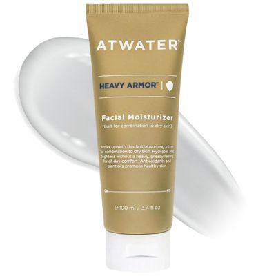 ATWATER Men&#39;s Face Moisturizer for Dry Skin with 5 Niacinamide and Shea Butter, 3.4 oz, Face Cream that Strengthens Skin&#39;s Moisture Barrier, Anti Aging Face Cream, Day &amp; Night, Unscented