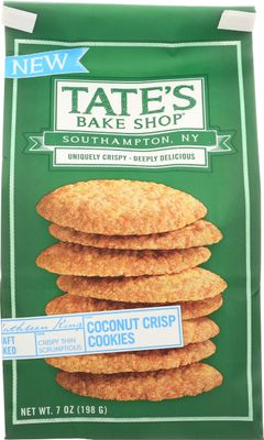 Tate&#39;s Bake Shop Coconut Crisp Cookies, 7 Oz Pack of 6