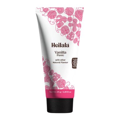 HEILALA - Gourmet Baking Vanilla Bean Paste - with Ground Vanilla - Ethically Sourced Vanilla Pods - Gluten Free - 65g