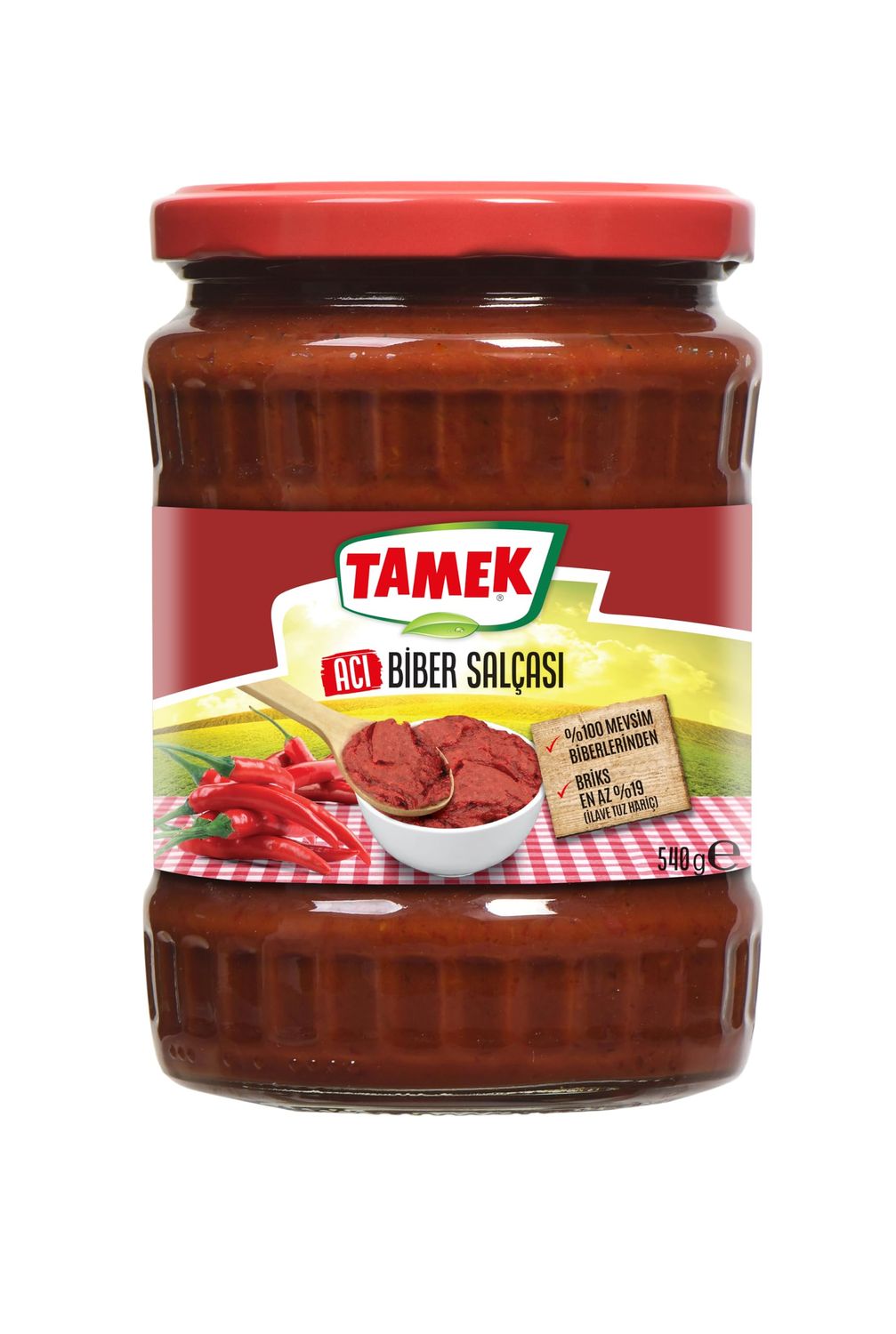 Tamek Traditional Paste Hot Pepper Paste 540 gr