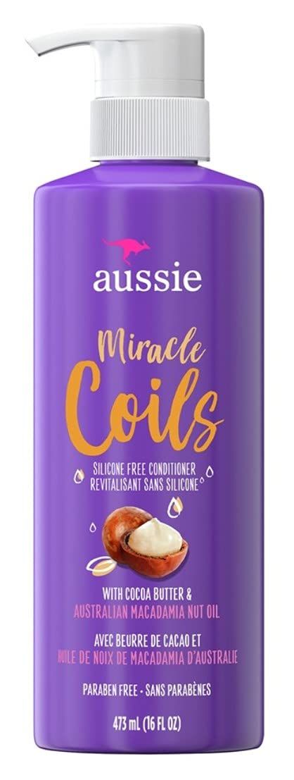 Aussie Conditioner Miracle Coils 16 OunceSilicone Free Pump Pack of 2